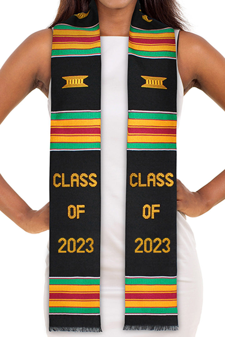 Class Of 2023 Authentic Handwoven Kente Cloth Graduation Stole Sankofa Edition™ Reviews On