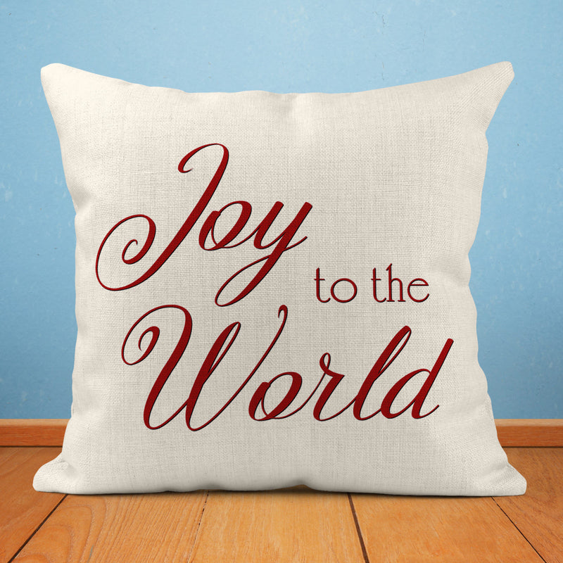 Joy to the World, Custom Pillow, PI31