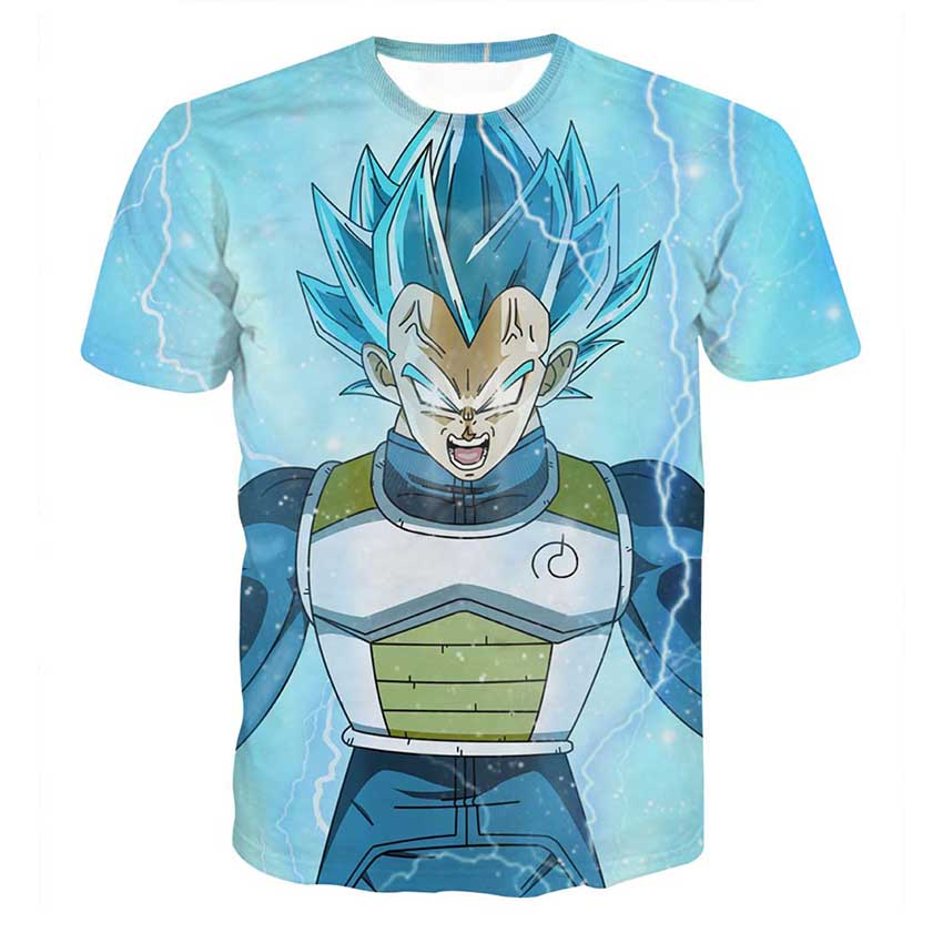 Dragon Ball Vegeta SSGSS Whis Symbol Dope Design T-Shirt - Game Geek Shop