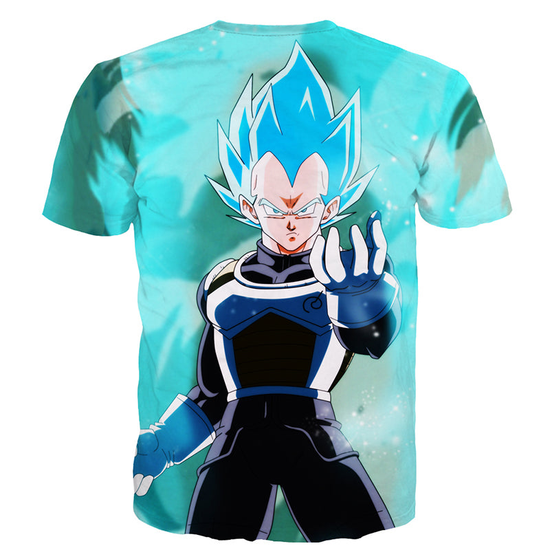 Dragon Ball Goku SSGSS Whis Symbol Vibrant Art T-Shirt ...