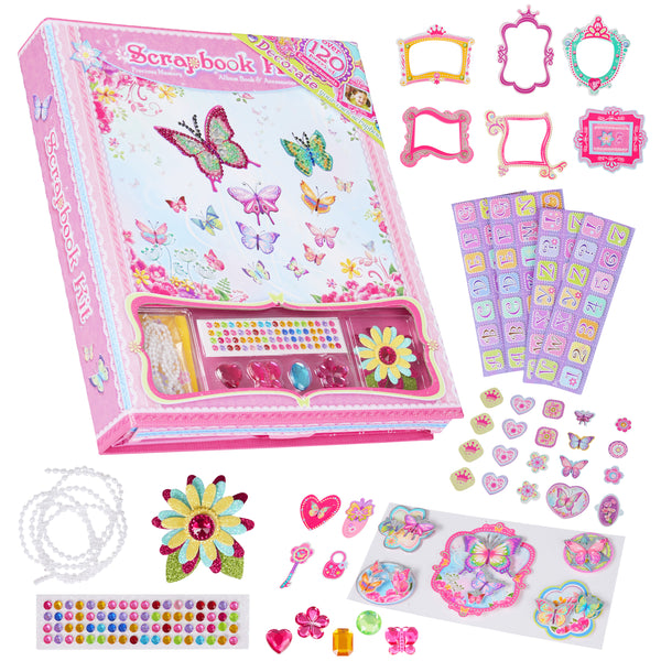  Disney Stitch Scrapbook Kit for Kids DIY Kit with Wito  Scrapbook DIY Scrapbooking Accessories Stickers Stamps Gel Pens Glitter  Girls Art Set Stitch Gifts for Girls : Toys & Games