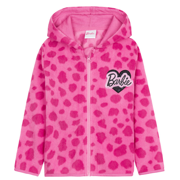 Kids Black Barbie Pink Hoodie (4-11yrs) - Matalan