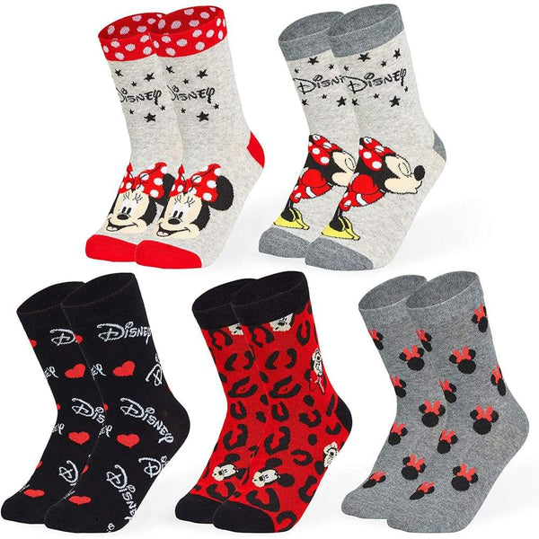 Disney Cup and Socks Gift Set Mickey Minnie Gifts for Women, Red - Mic