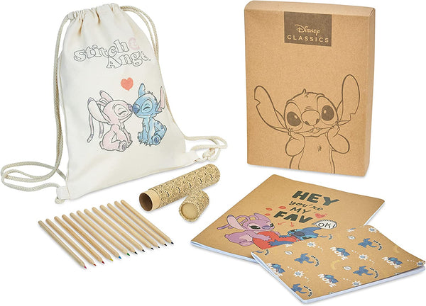 Disney Stitch Stationery Set A5 Notebook and Pen Gift Set for Teenagers  Girls 3D Diary Stationery Set Kids Journal School Supplies Stitch Gifts for