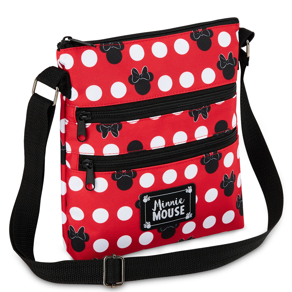 Disney Cross Body Bag for Women, Red Minnie Mouse Bag,Disney Gifts for