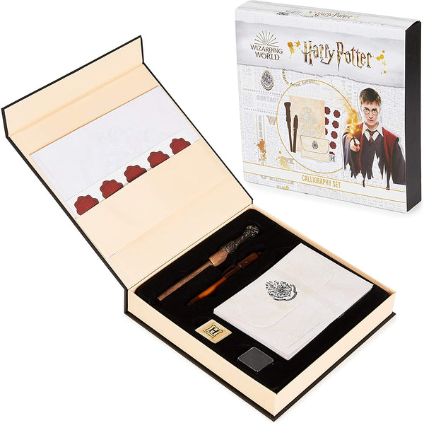 HARRY POTTER Stationery Set, Writing Paper, Notebook, Wand Pen, Stickers,  Envelopes, Gift Idea for Girl Boy + Souvenir Box