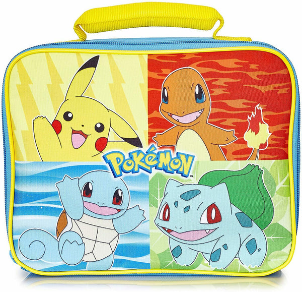 2018 STYLE POKEMON PIKACHU 9.5 LUNCHBOX-BLUE WITH PIKACHU LUNCH BAG-BRAND  NEW!,  in 2023