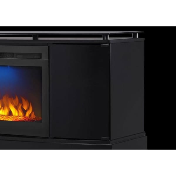 Napoleon Anya Black Media Cabinet With Electric Fireplace Nefp27