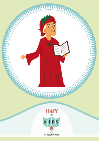 Dante Alighieri - ItalyForKids - Mattia Cerato