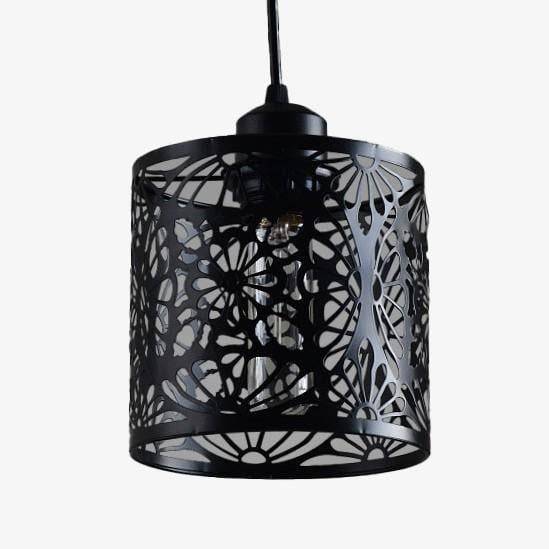 black stainless pendant light