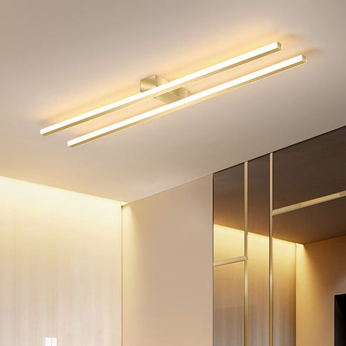 Plafonnier moderne led minimaliste barre lumineuse mahil