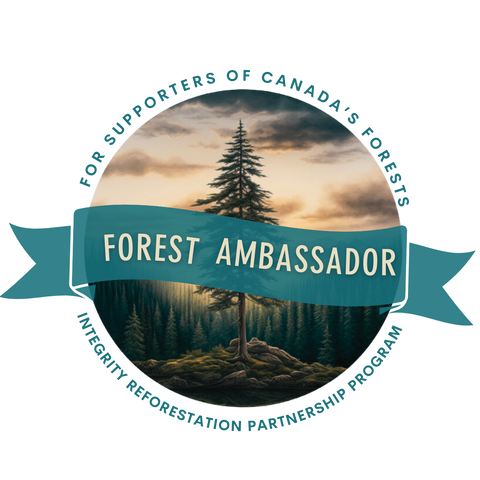 Simply Natural Canada is proud to be a Forest Ambassador with the Integrity Reforestation Partnership Progam