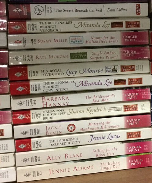 harlequin romance novels large print