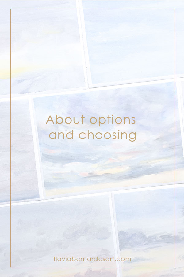 About options and choosing