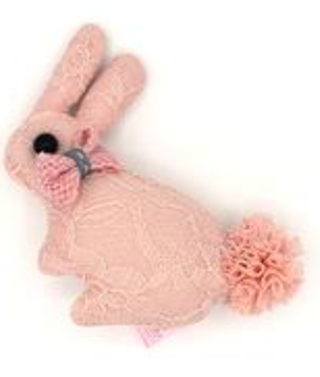 LACE BUNNY HAIR CLIP 