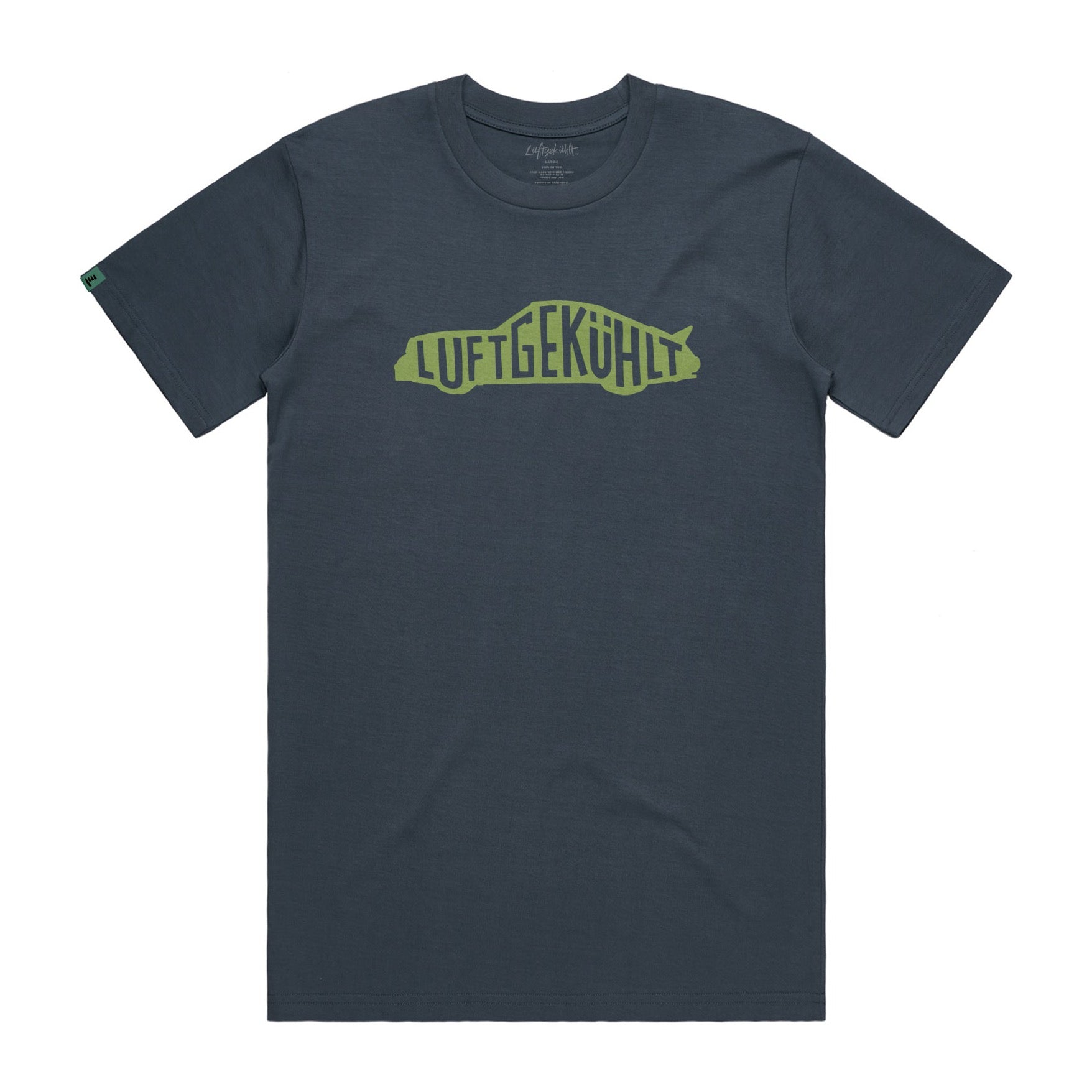 Profile Logo Tee - Petrol Blue/Lime - Luftgekühlt product image