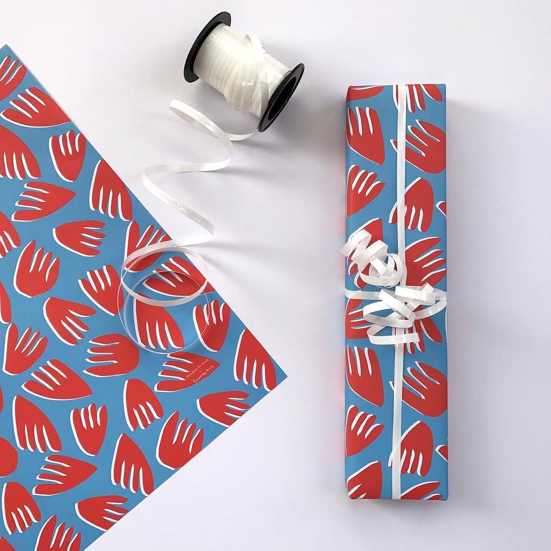 freedom to exist - gift wrap - sunny todd prints - the city works 