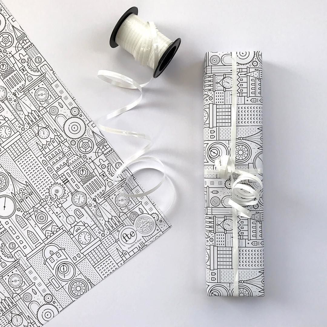 freedom to exist - gift wrap - sunny todd prints - the city works 