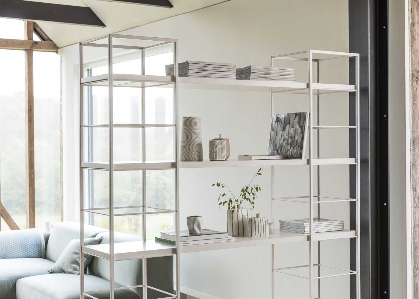 Tower Shelving - White - Heal's - Kirsty Whyte Design -2