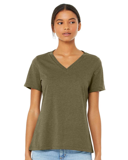 Ladies' Relaxed Heather CVC Short-Sleeve T-Shirt HEATHER SAGE XL