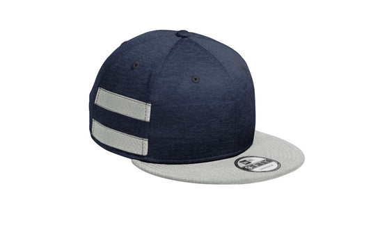 NE207 – New Era Snapback Low Profile Trucker Cap Heather Royal/White