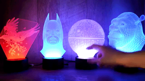 Lampada 3D | Hologramme