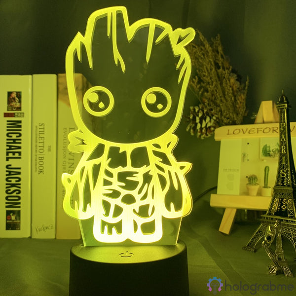 Lampe Bebe Groot Marvel Holograbme