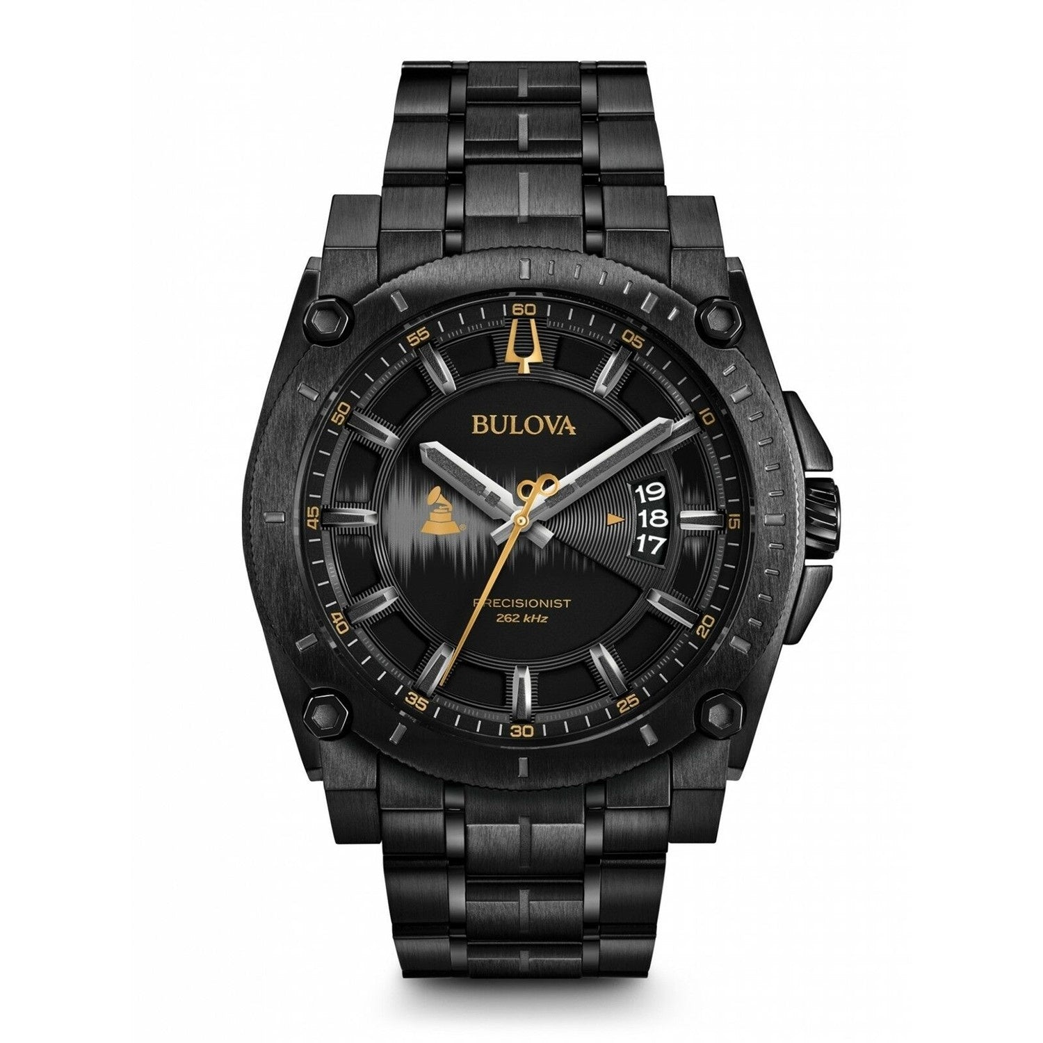 Bulova Men's 98B295 Grammy Awards Special Edition Precisionist Black ...