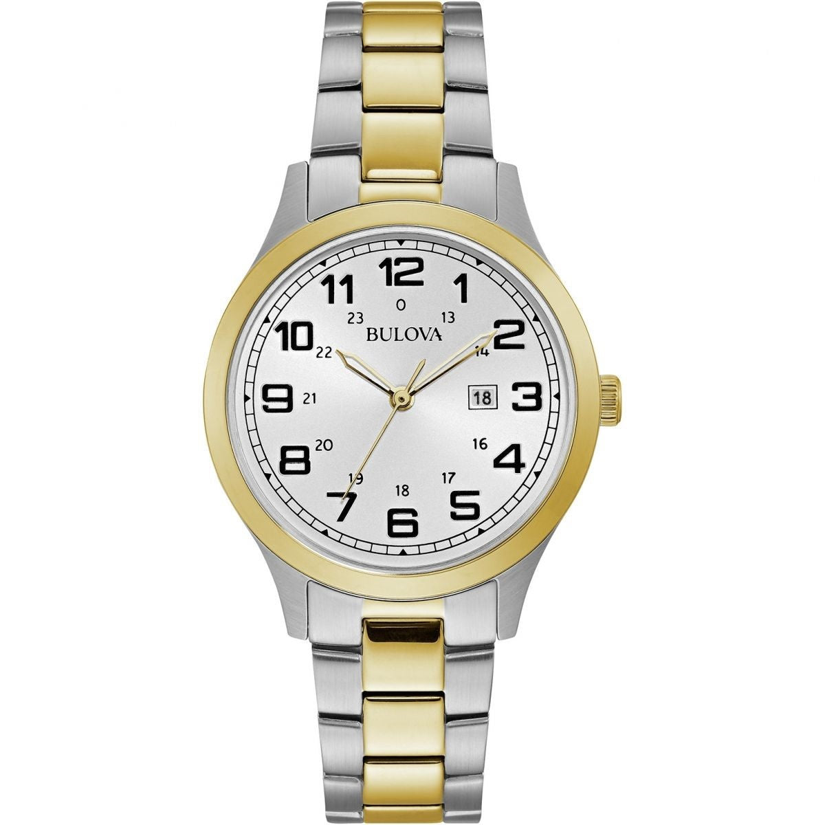 Bulova 98M128 Dress 34MM Women's Two-Tone Stainless Steel Watch ...