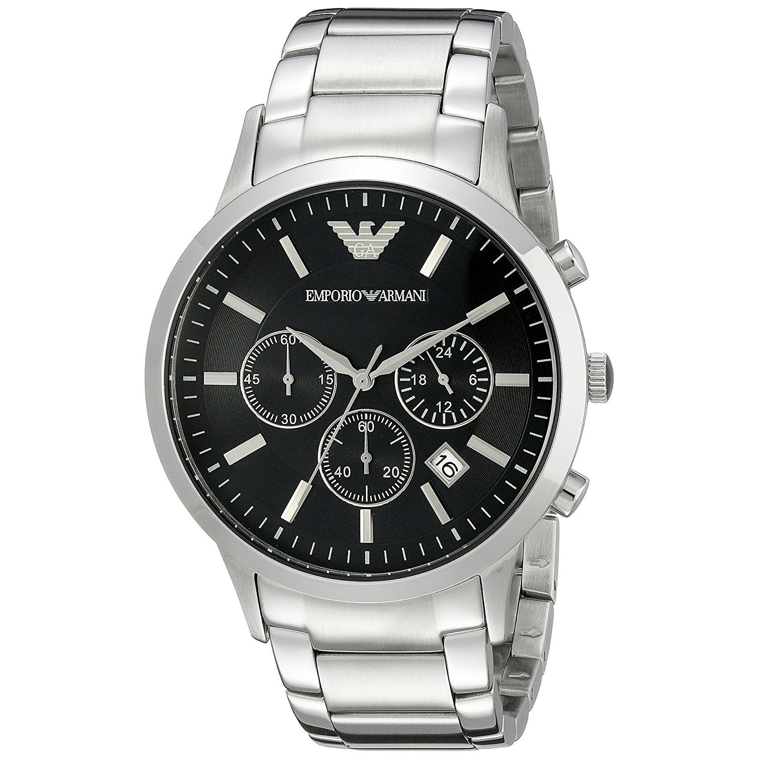 Emporio Armani Men's AR2434 'Classic' Chronograph Stainless Steel Watch ...