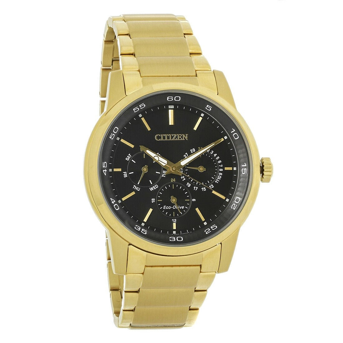 citizen eco drive gold watch