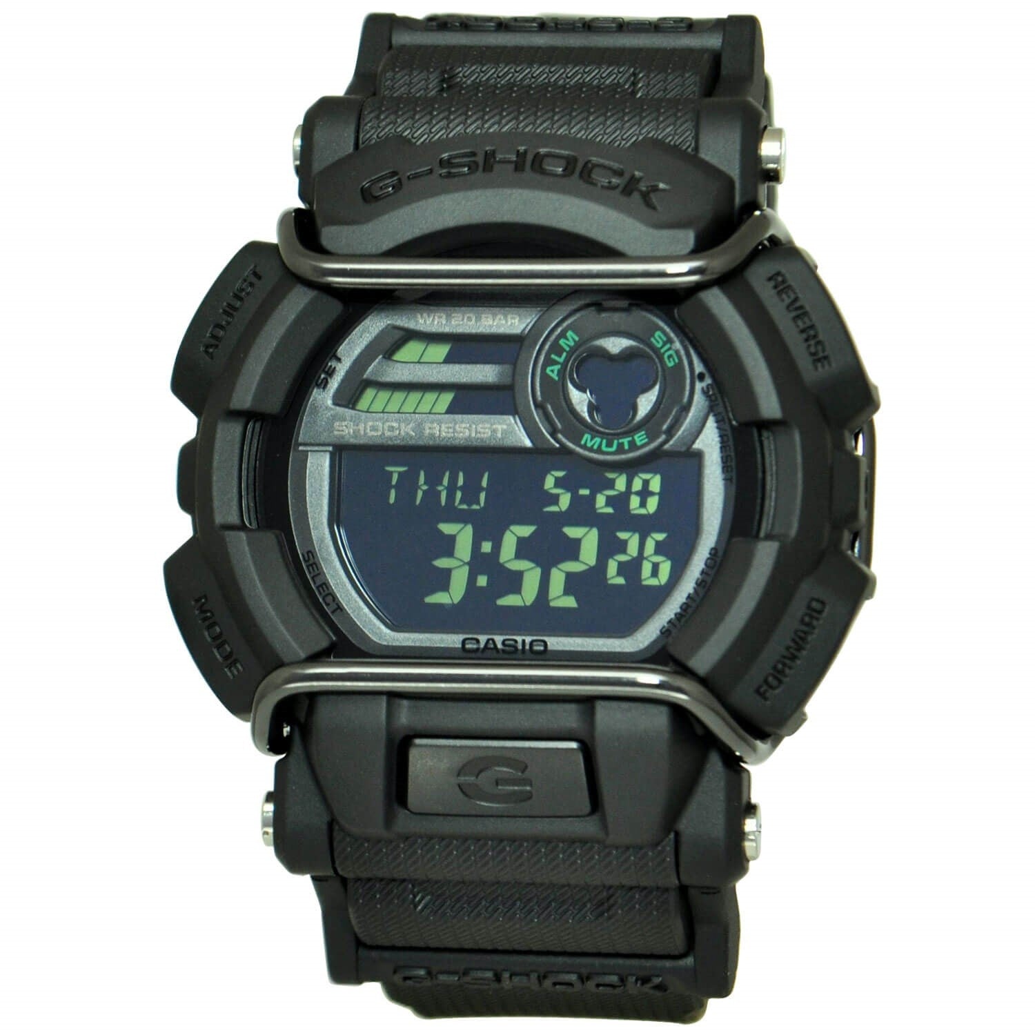 Casio GD400MB-1D G-Shock 44MM Men's Black Resin Watch 4971850055693 | eBay