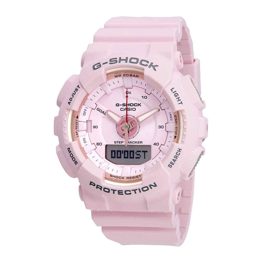 Casio GMAS130-4A G-Shock 40MM Women's Pink Resin Watch 889232167992 | eBay