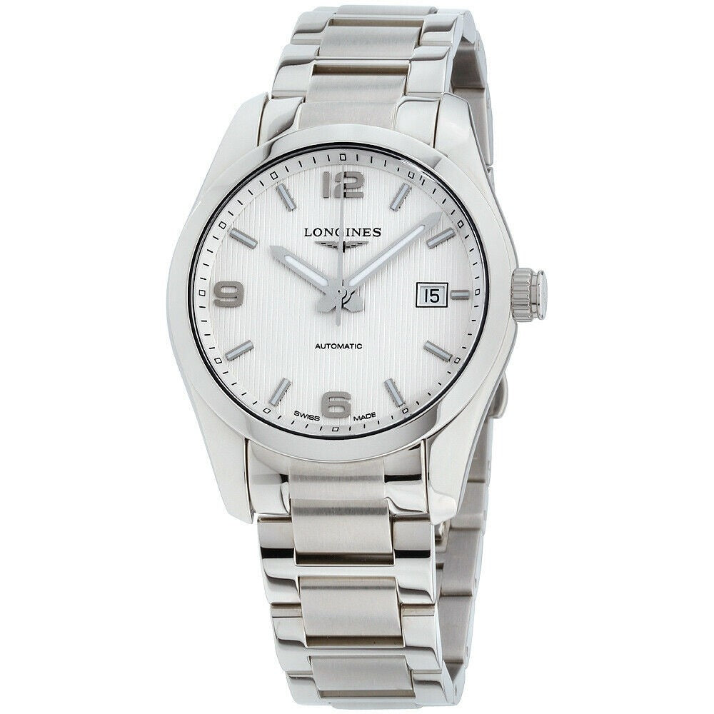 Longines L2.785.4.76.6 Conquest Classic 40MM Men's Stainless Steel ...