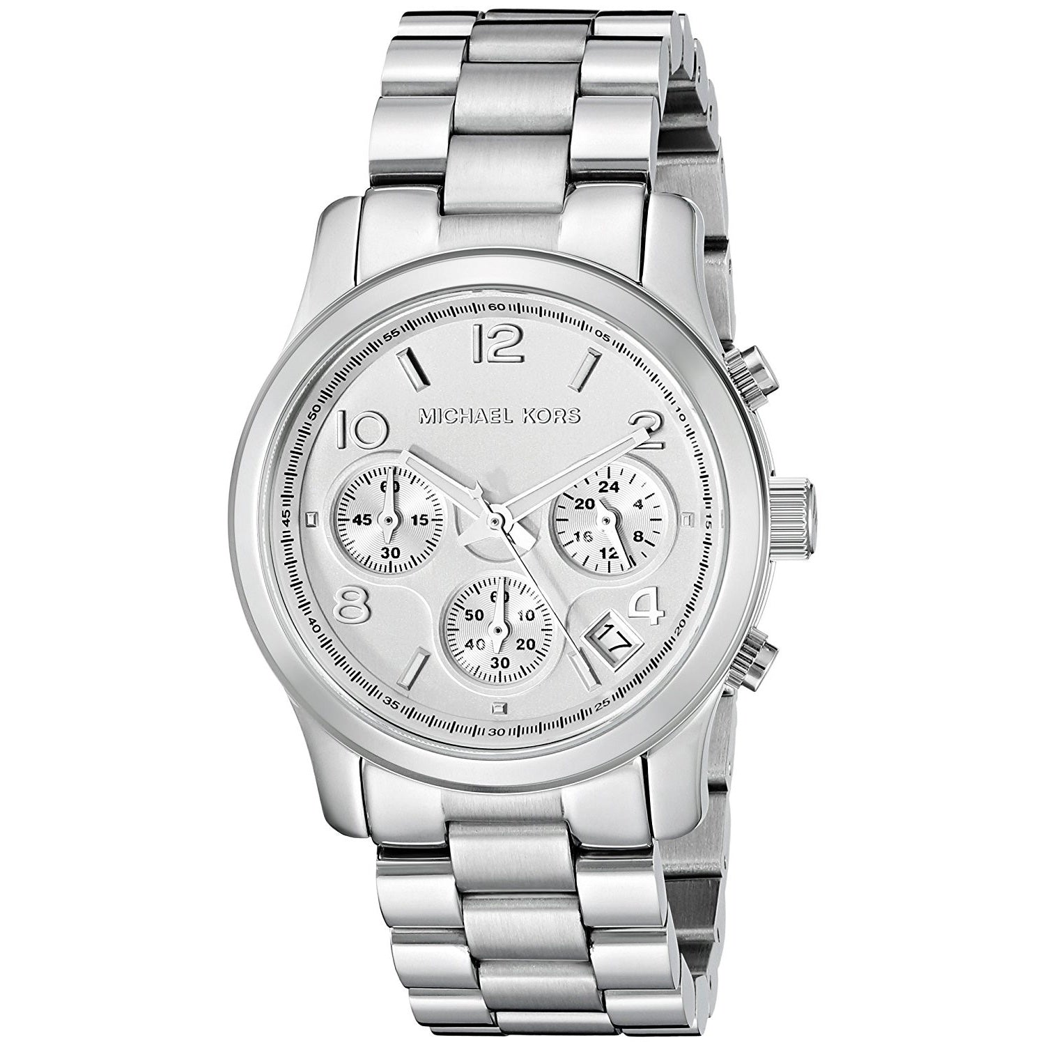 Michael Kors Women's MK5076 'Runway' Chronograph Stainless Steel Watch ...