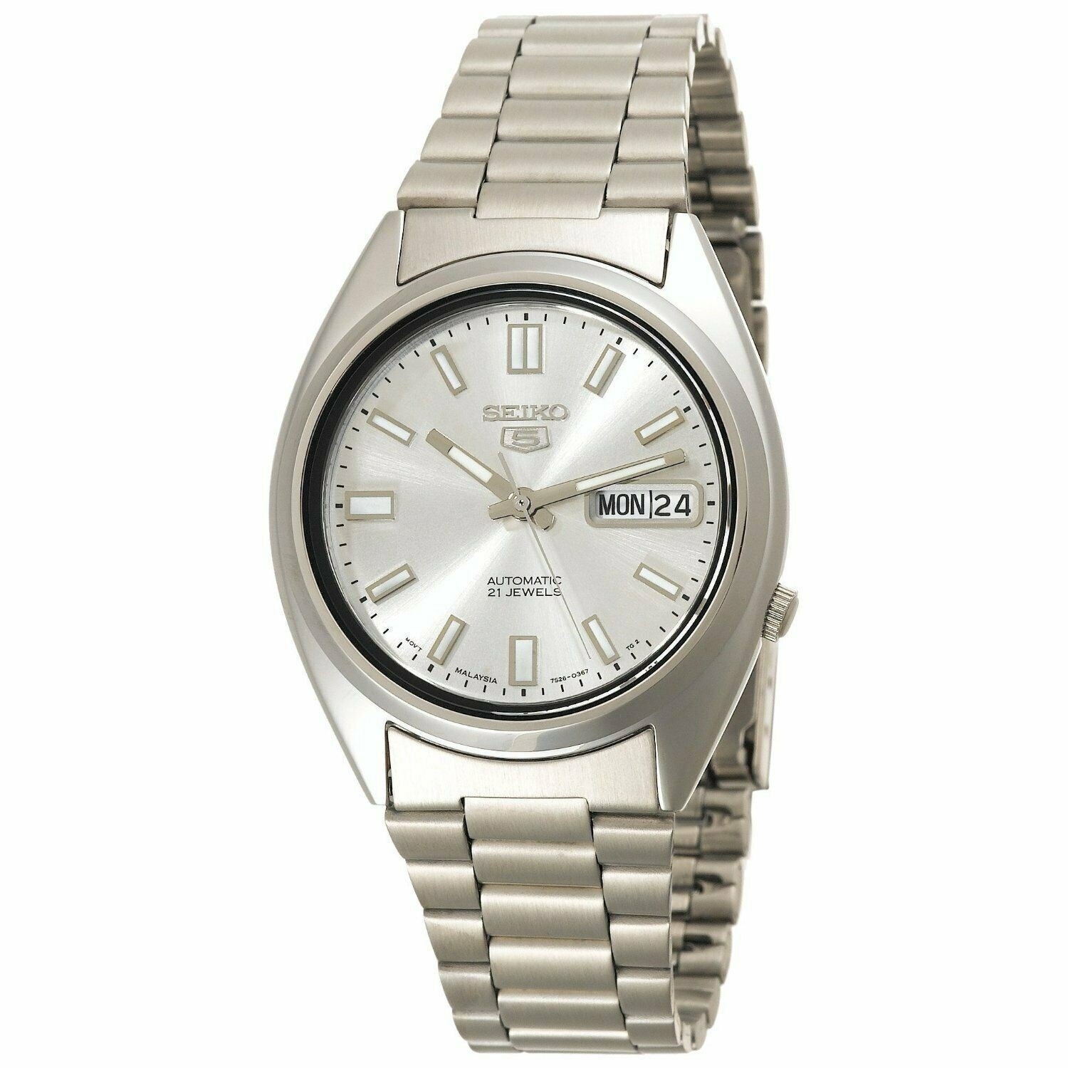 Seiko SNXS73 Seiko 5 38MM Men's Stainless Steel Watch 29665119919 | eBay