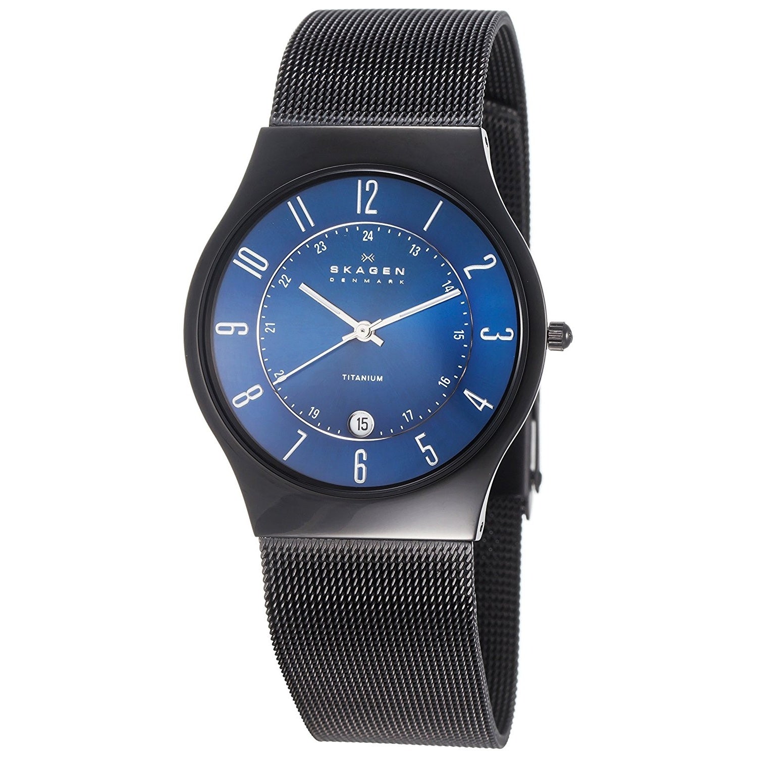 Skagen Men's T233XLTMN 'Signature' Black Titanium Watch 768680066067 | eBay