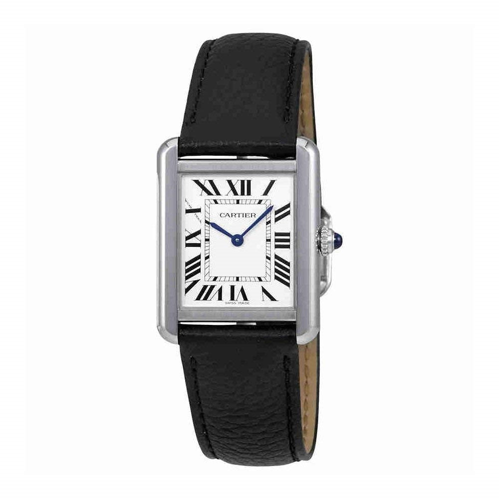 cartier women's watch leather