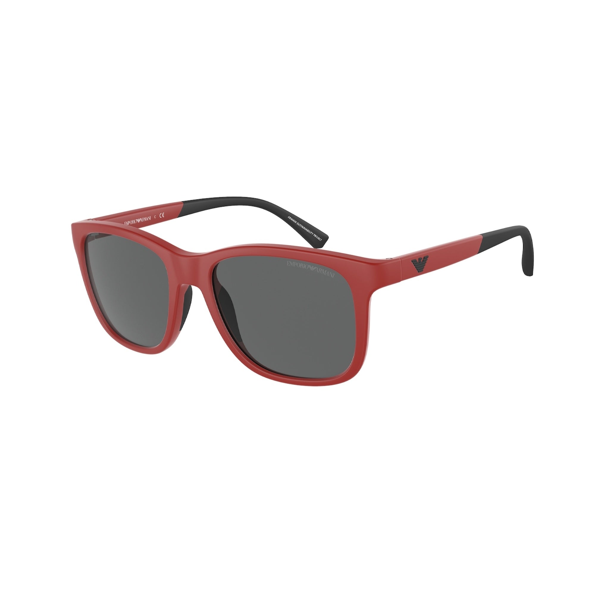 Emporio Armani Men's Sunglasses Red Dark Grey Plastic Plastic 0EA4184 -  Bezali