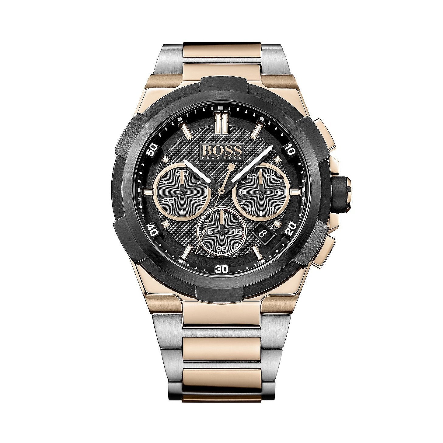 Hugo Boss Men's 1513361 Supernova Chronograph Black Stainless Steel Wa -  Bezali