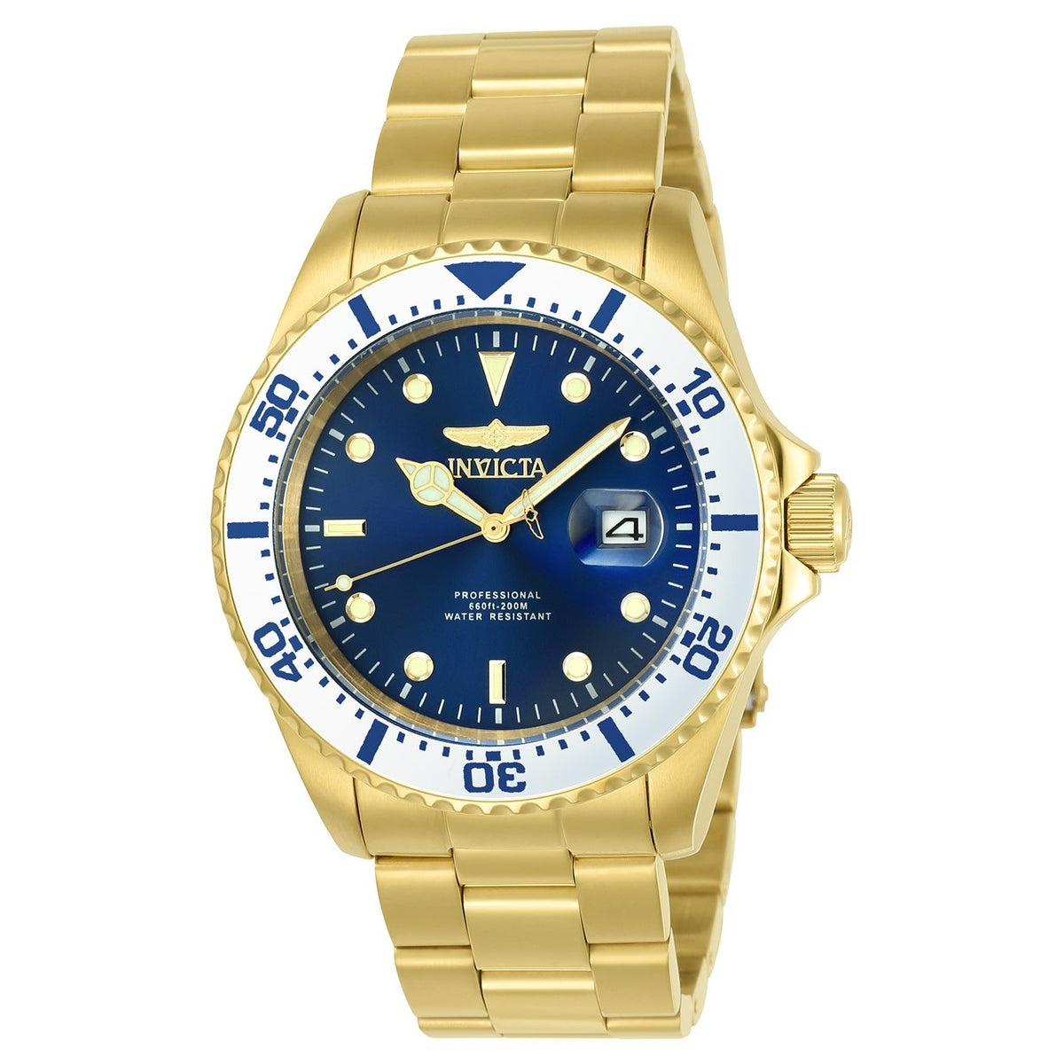 Invicta Men&#39;s 23382 Pro Diver Gold-tone Stainless Steel Watch