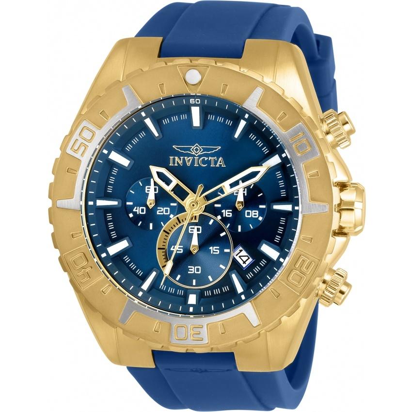 Invicta Men's 28898 Aviator Gold-Tone Stainless Steel Watch - Bezali