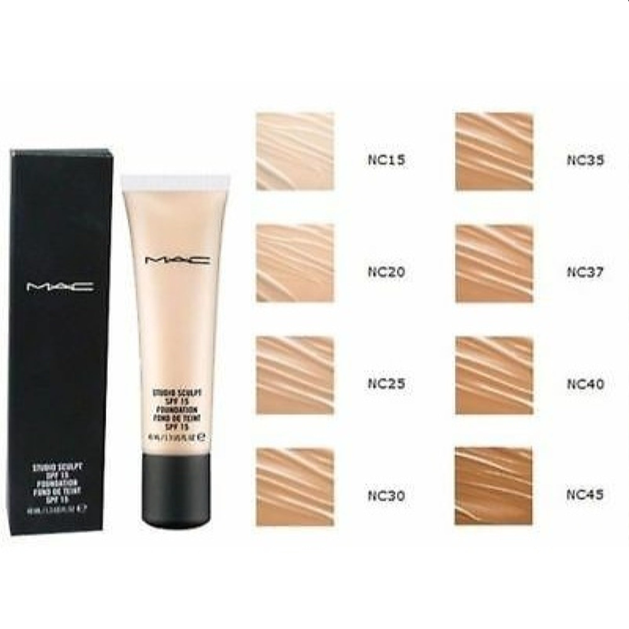 Mac Cosmetics Studio Sculpt Spf 15 Foundation (Nc20)  Oz (40 Ml) MA -  Bezali