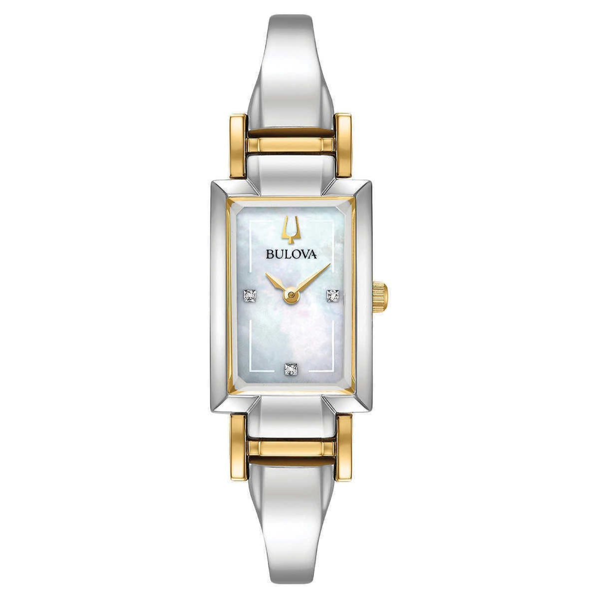 Bulova Women&#39;s 98P188 Classic Diamond Stainless Steel Watch
