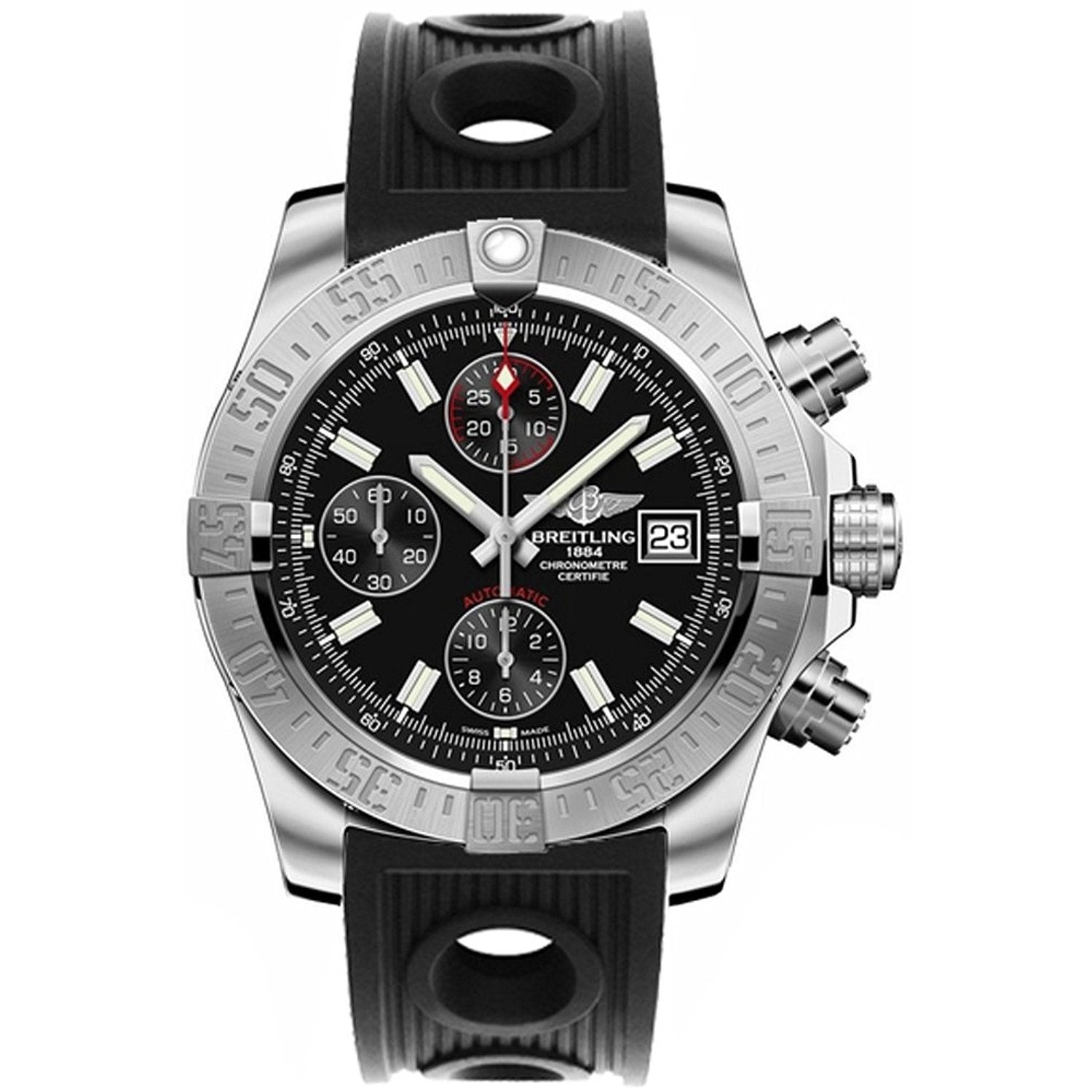 Breitling Men's A4131012-G757SS Transocean 38 Automatic Chronograph Stainless Steel Watch