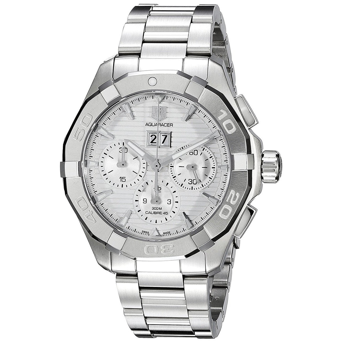 Tag Heuer Men's CAY211Y.BA0926 Aquaracer Chronograph Automatic Stainle ...