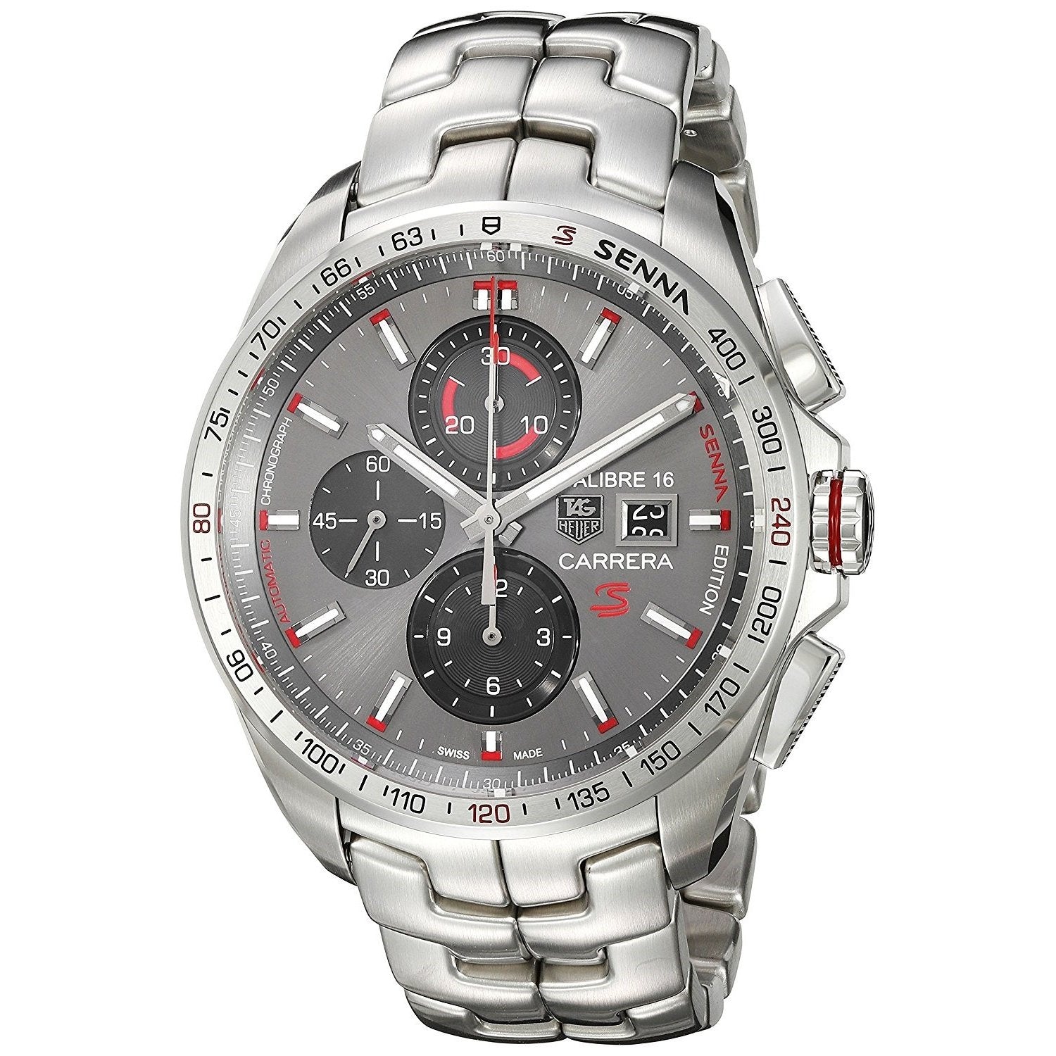 Tag Heuer Men's CT1111.BA0550 'Link' Chronograph Stainless Steel Watch