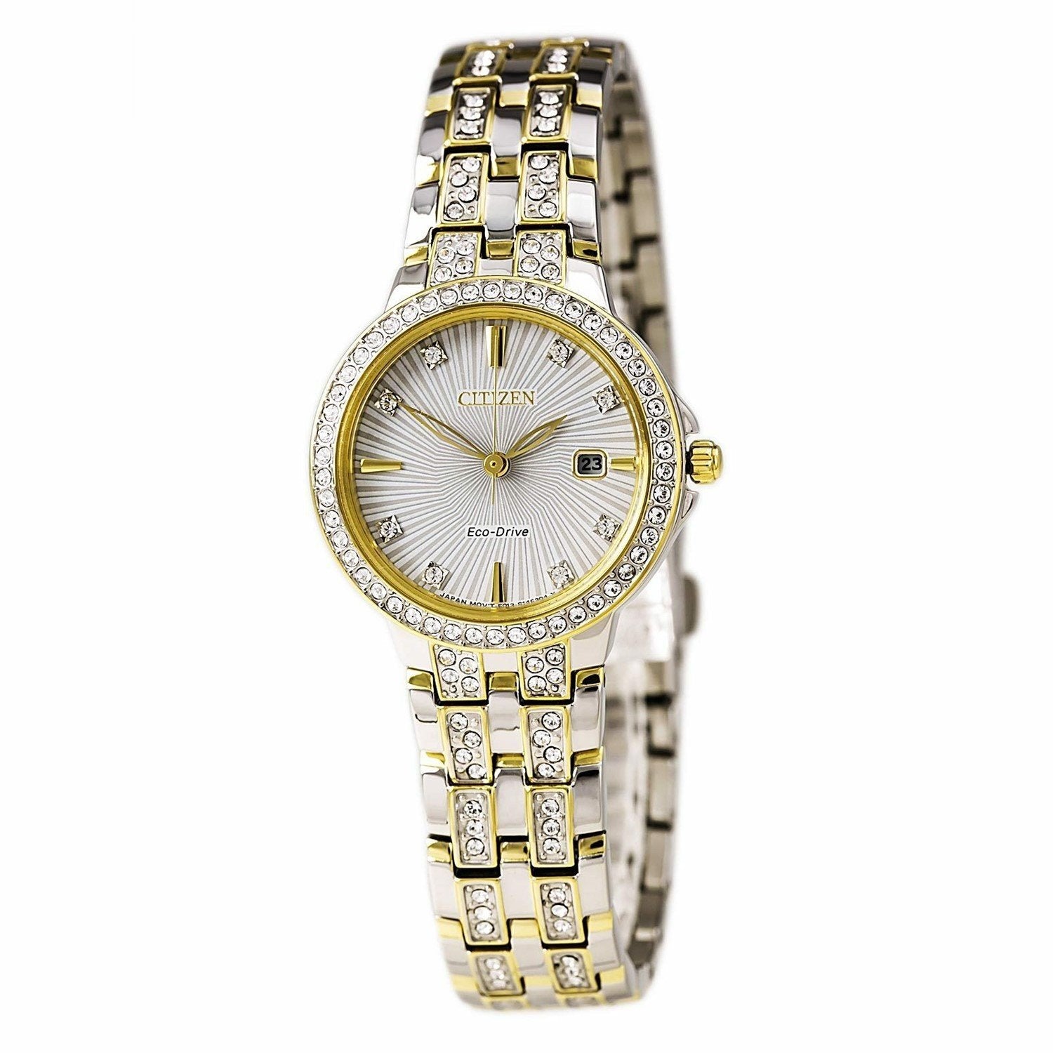 Citizen Women's EW2344-57A Silhouette Crystal Two-Tone Stainless Steel ...