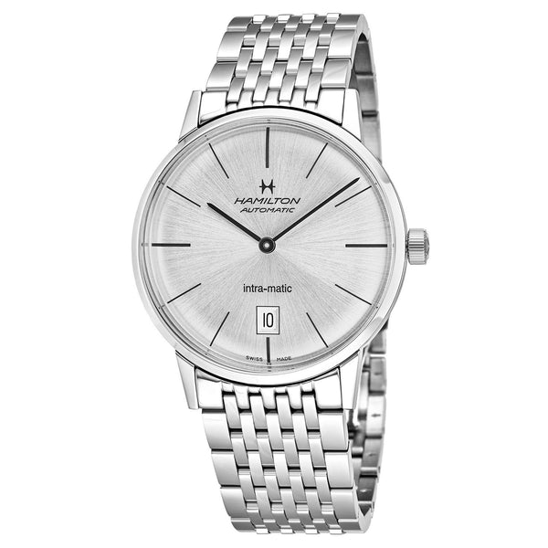 Hamilton Men's H38455151 Intra-Matic Automatic Stainless Steel Watch ...