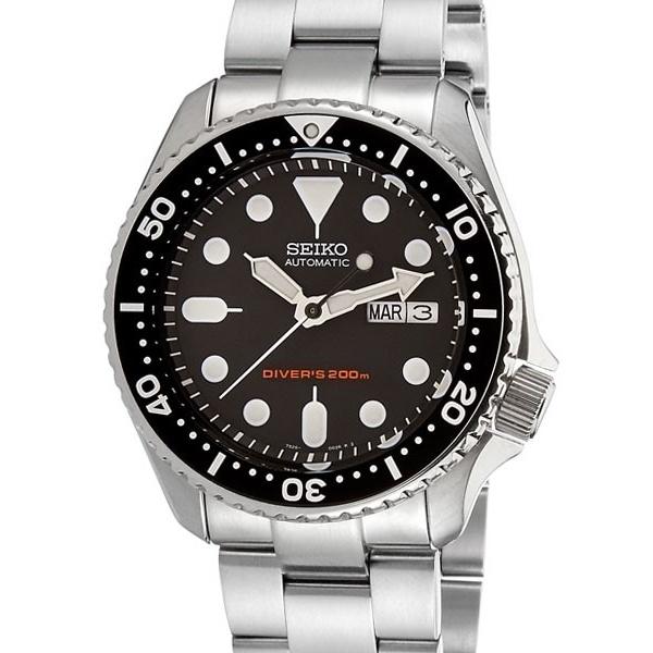 Seiko Men's SKX007 Divers Stainless Steel Watch - Bezali